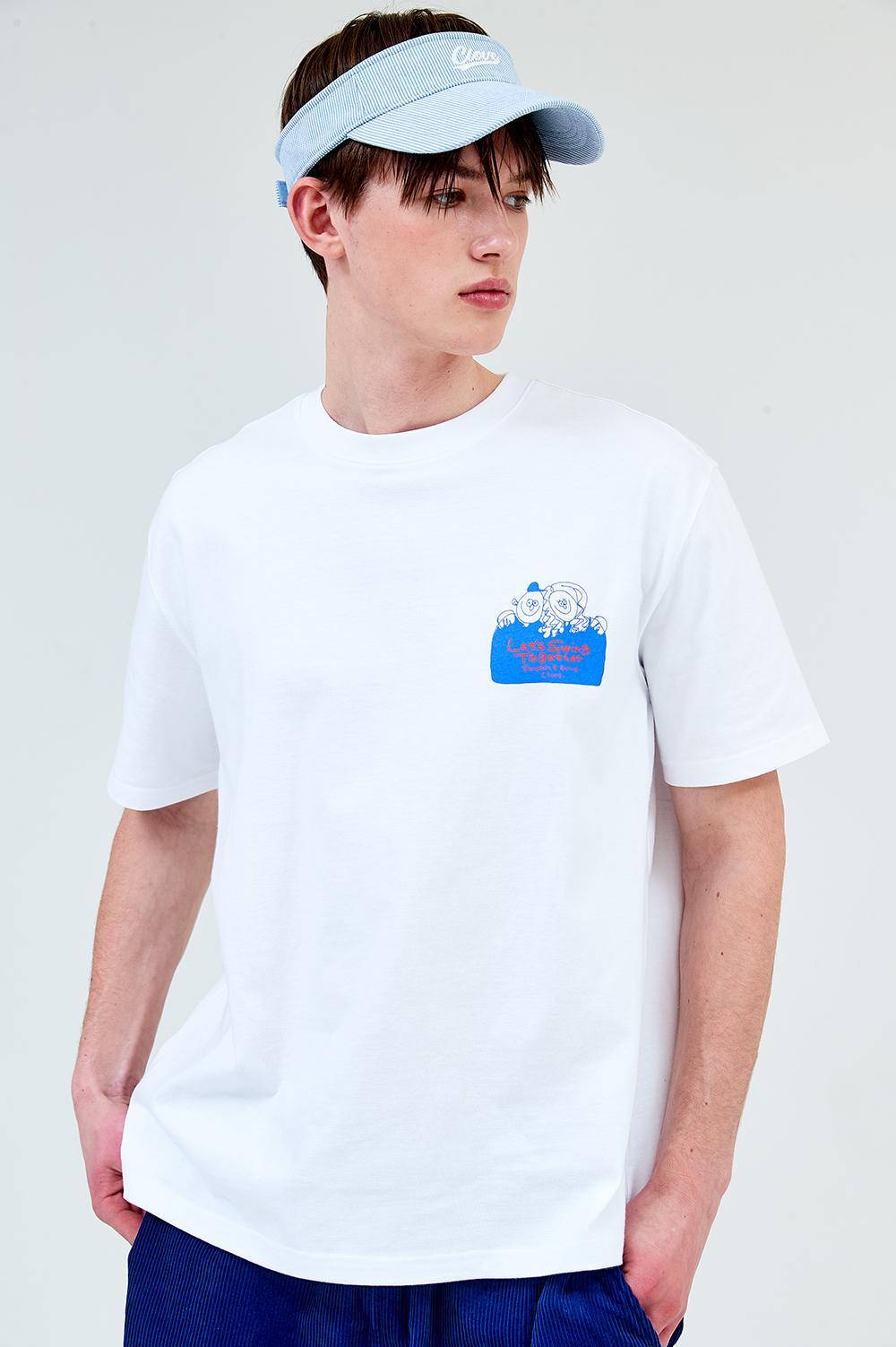 clove - [23SS clove] Form Graphic T-shirt (White)