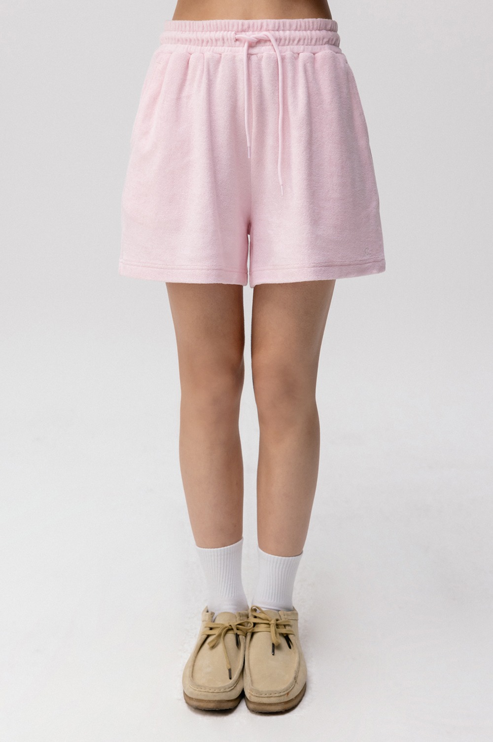 clove - [24SS clove] Soft Terry Shorts (Pink)