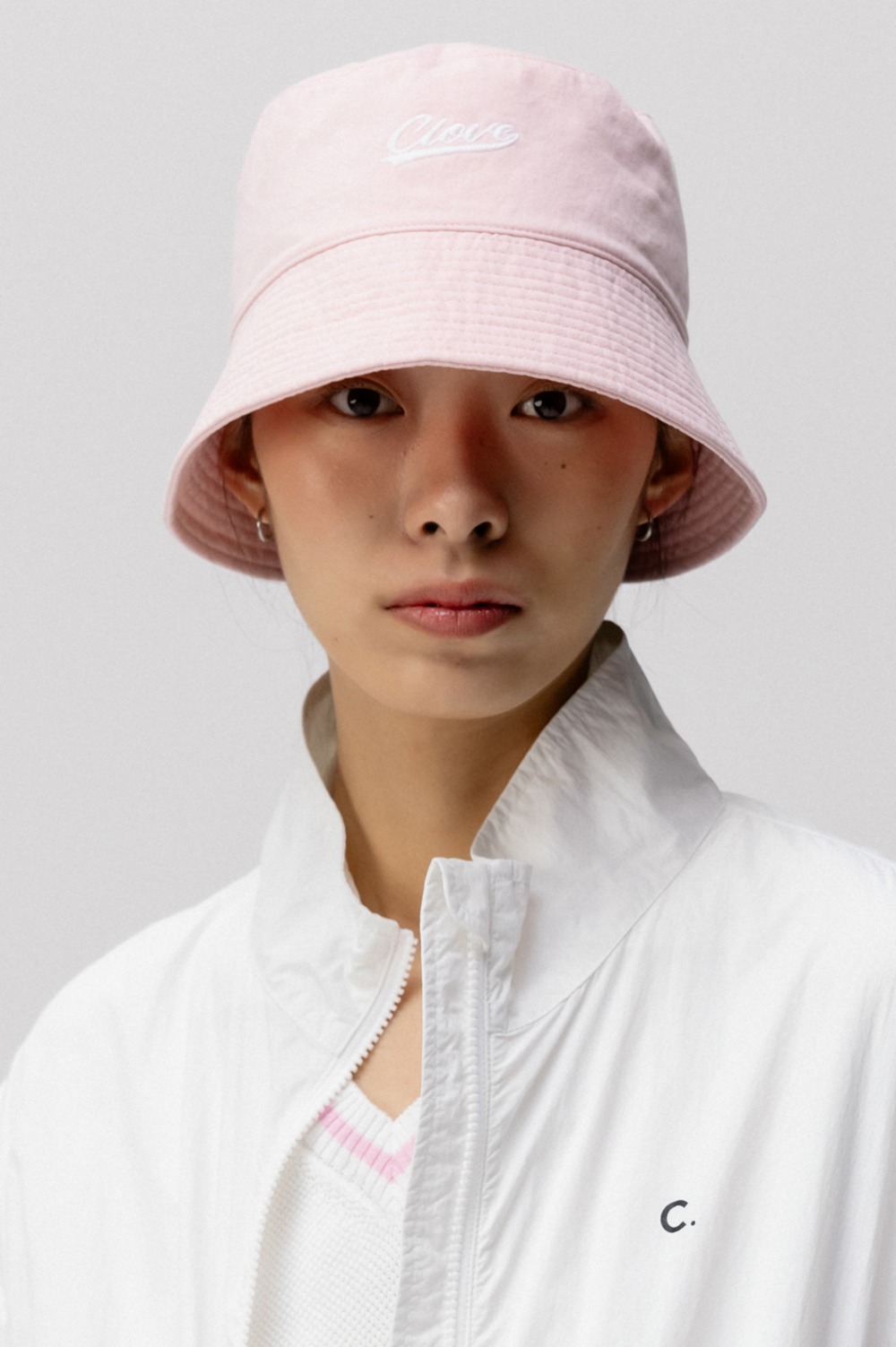 clove - [24SS clove] Cotton Bucket Hat (Pink)