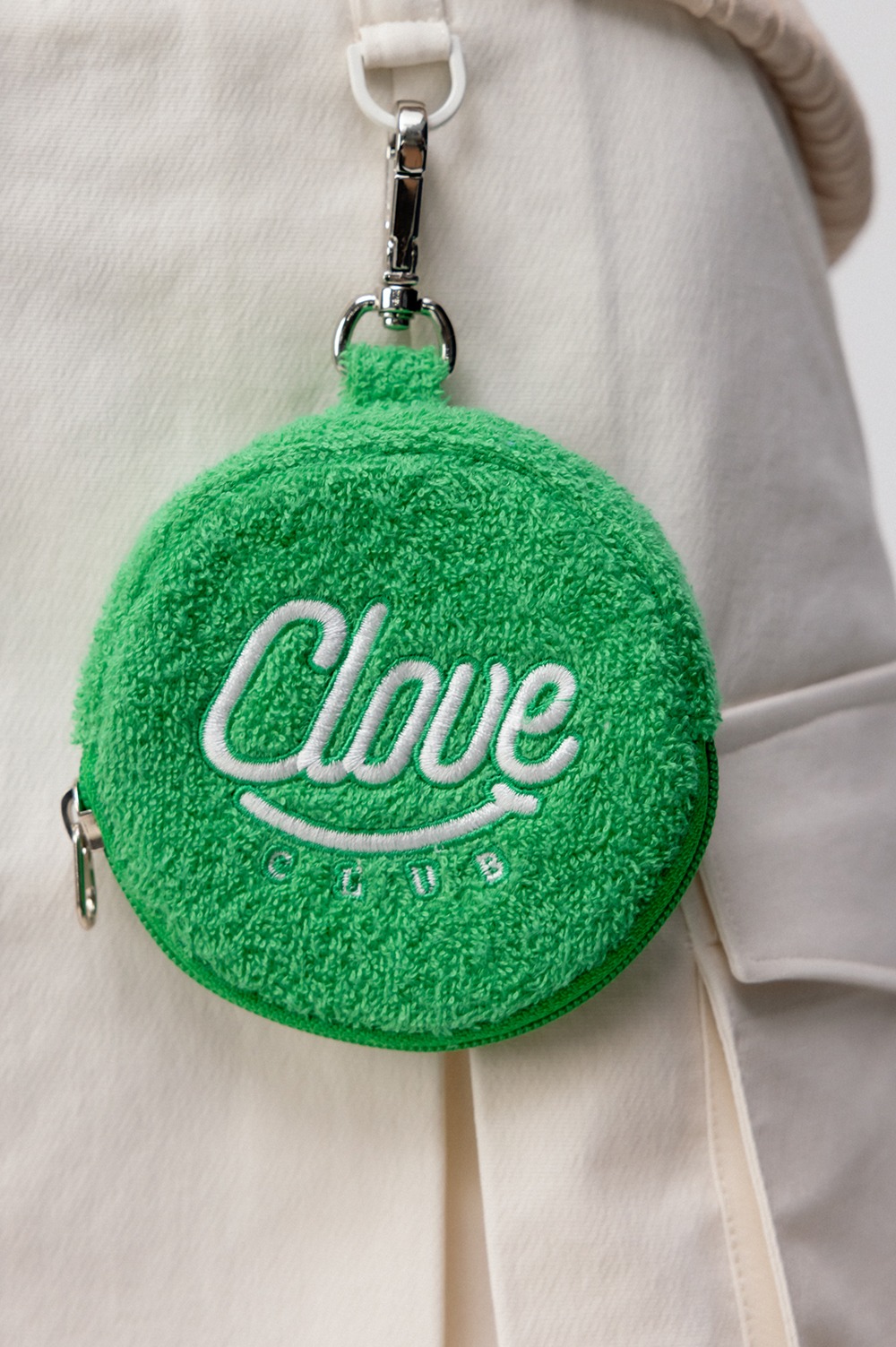 clove - [24SS clove] Boucle Golf Ball Pouch (Green)