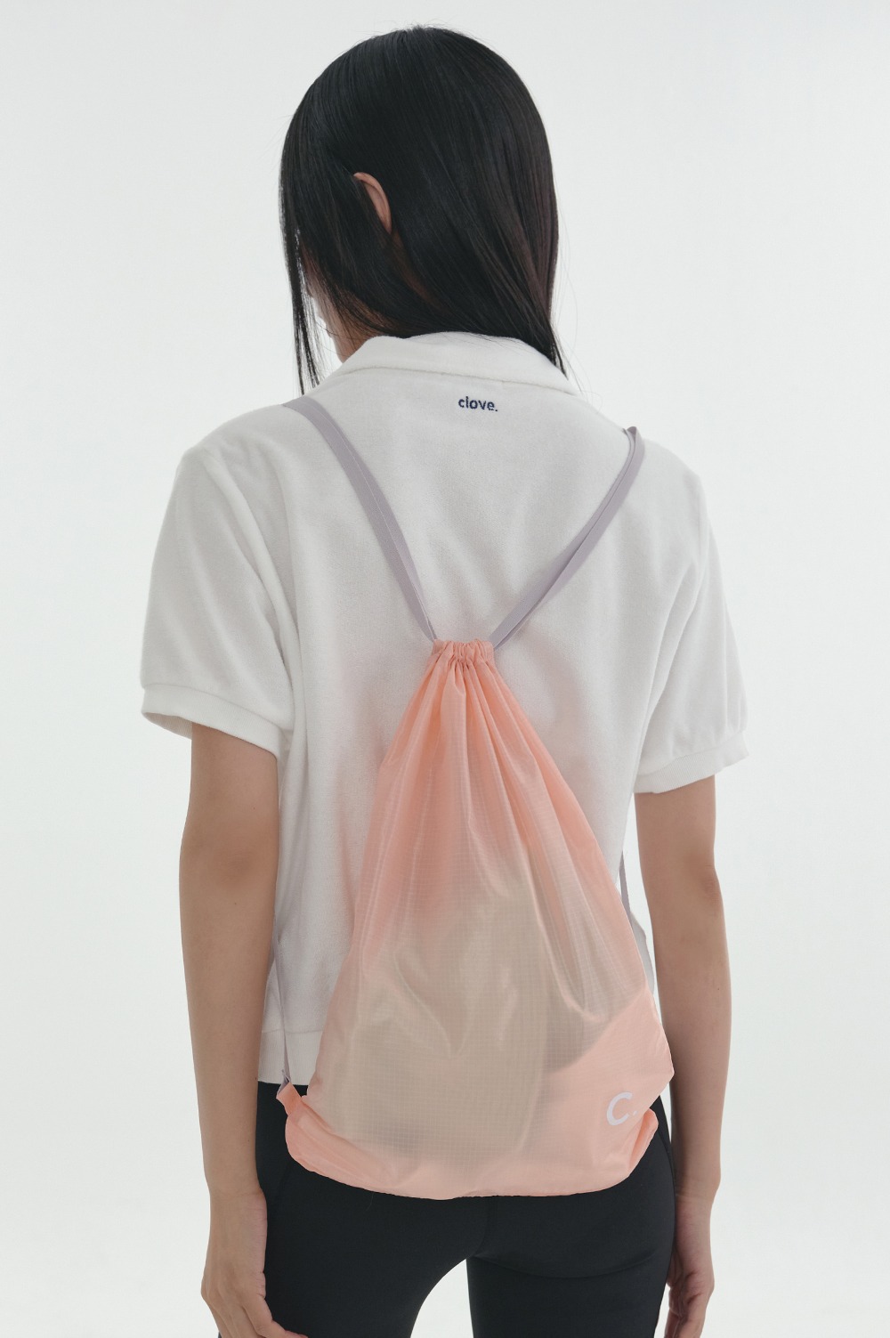 clove - [24SS Clove] Packable Gym Sack (Pink)