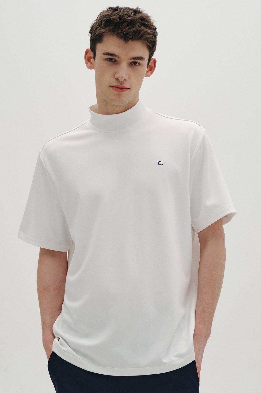 clove - [23SS clove] Half Neck T-Shirt_Men (White)