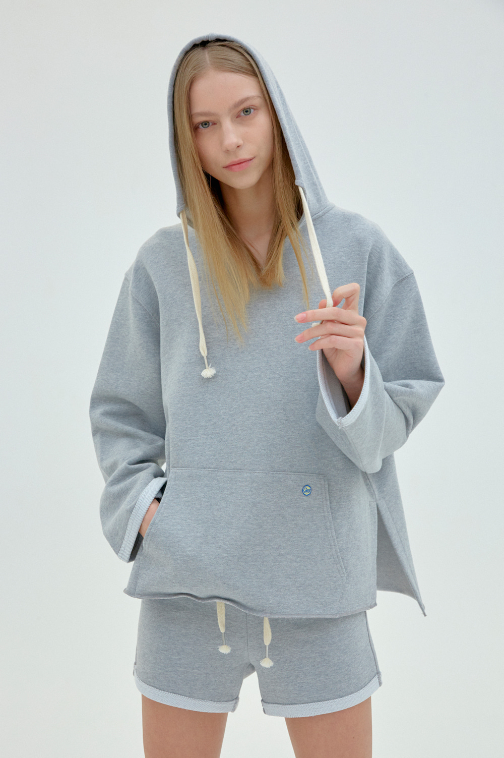 clove - Cooling Cotton Hoody  (Gray)
