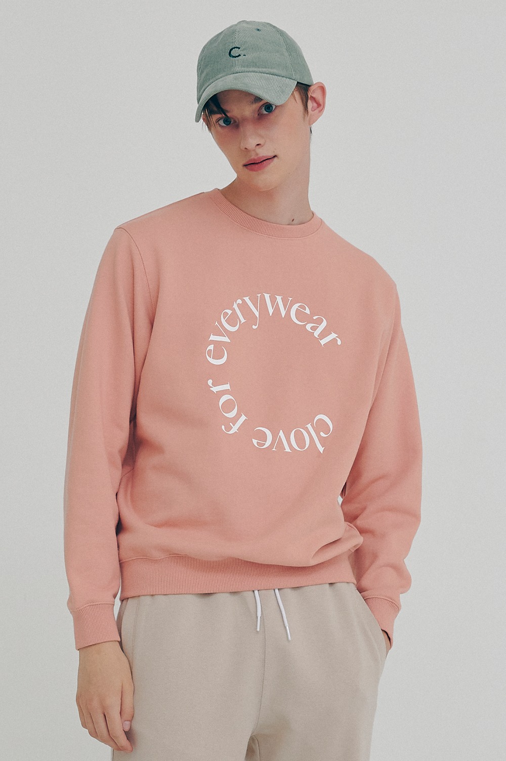 clove - [FW21 clove] Everywear Sweatshirt (Pink)