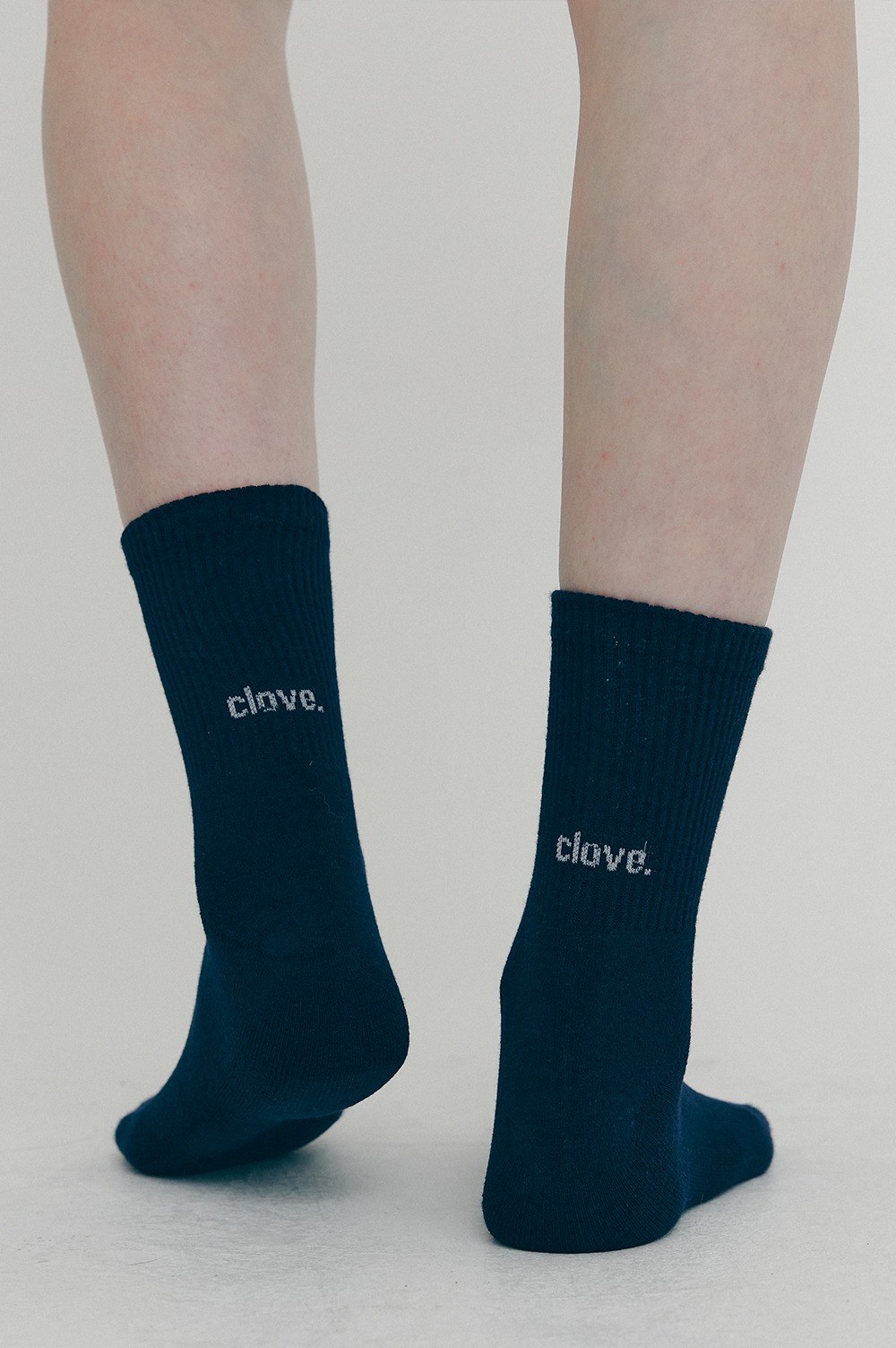 clove - [FW20 clove] Clove Logo Socks (Navy)