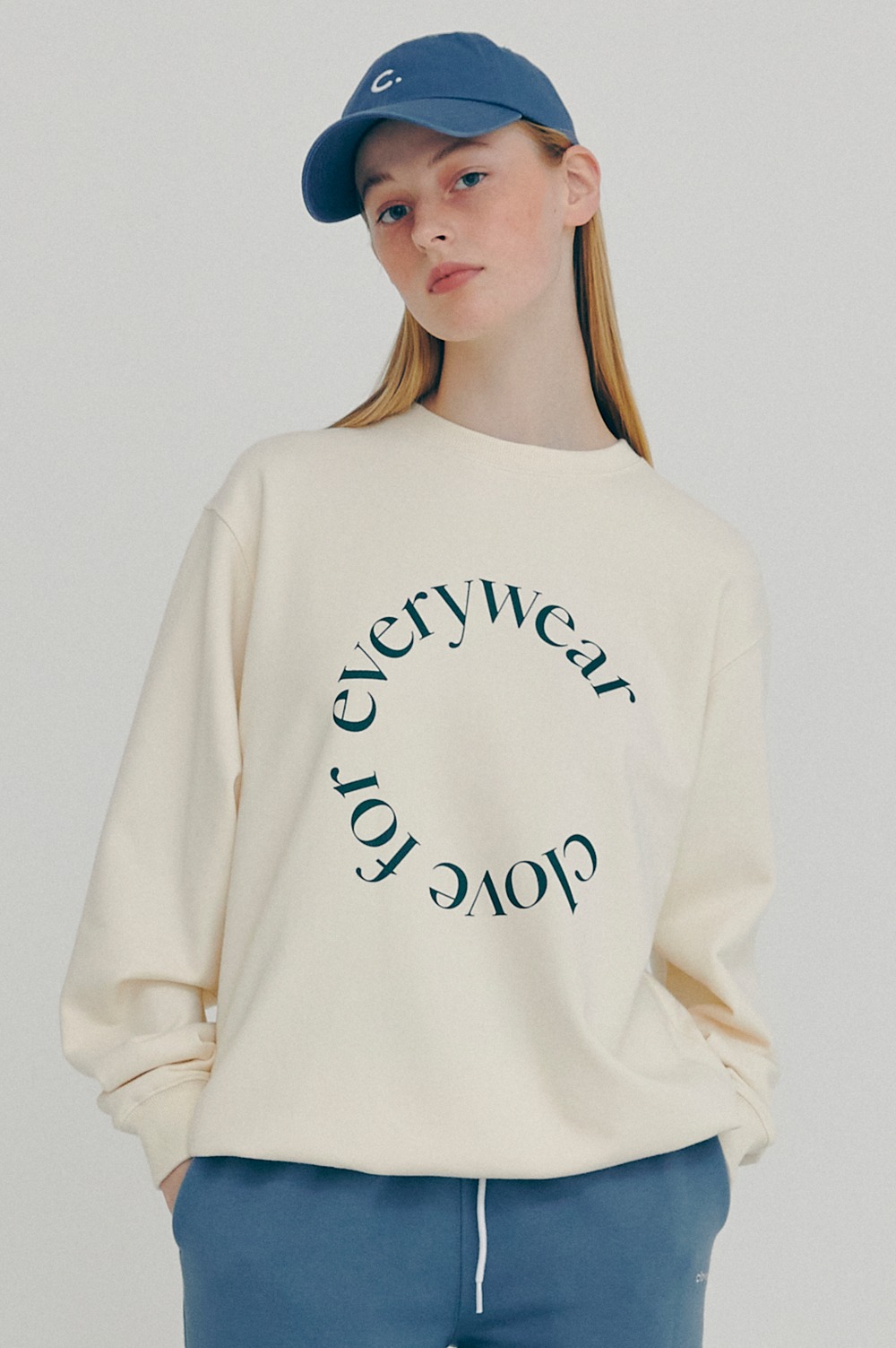 clove - [FW21 clove] Everywear Sweatshirt (Ivory)