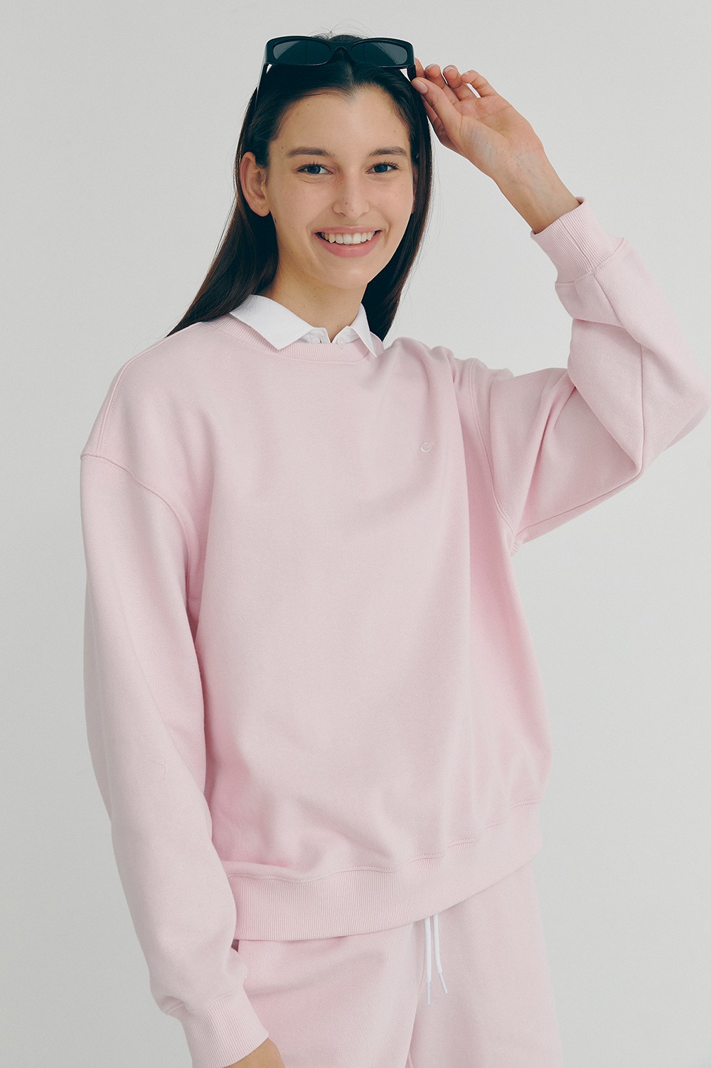 clove - [22SS clove] Active Sweatshirt_Women (Pink)