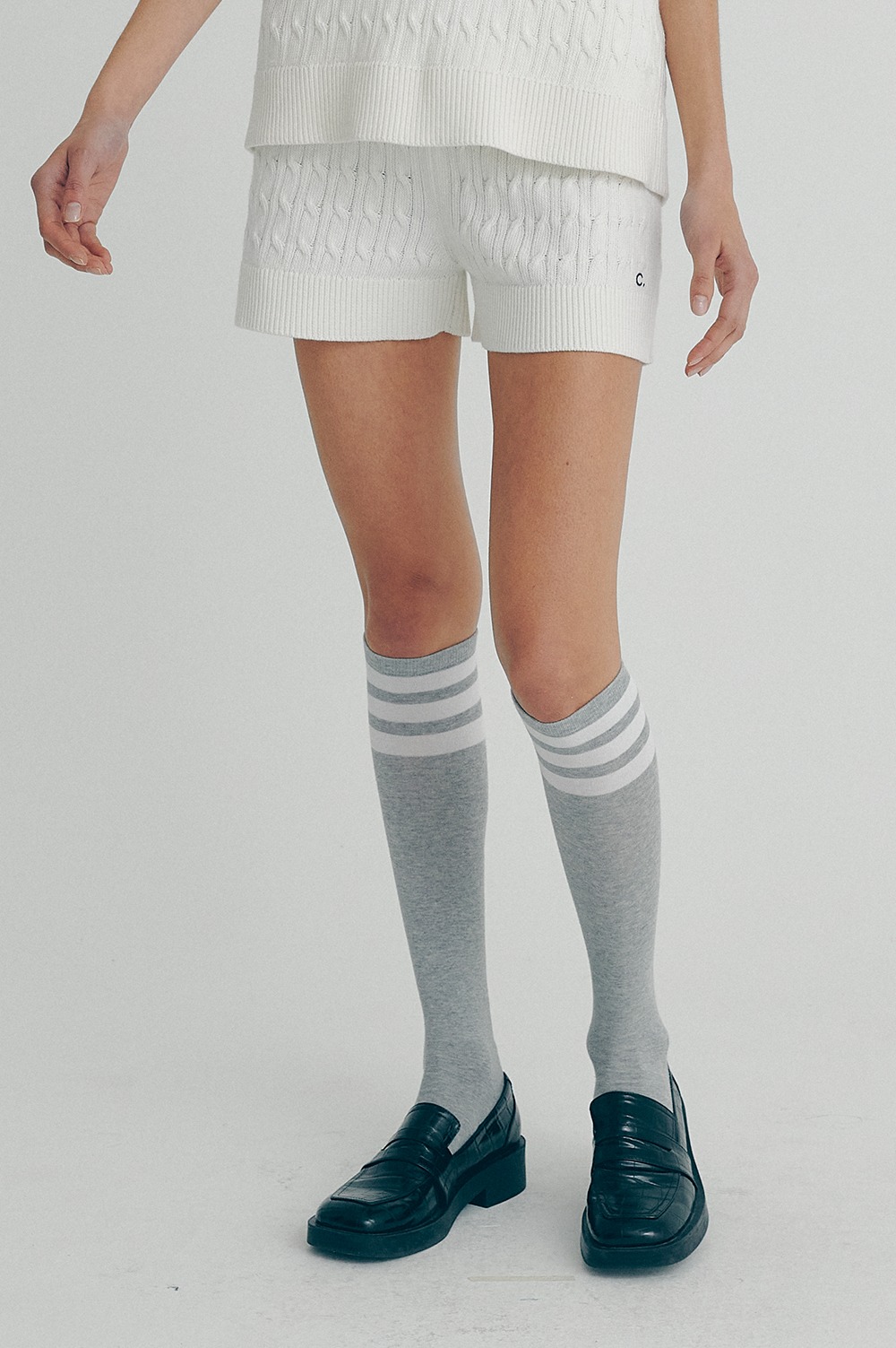 clove - [22SS clove] Knit Shorts (White)
