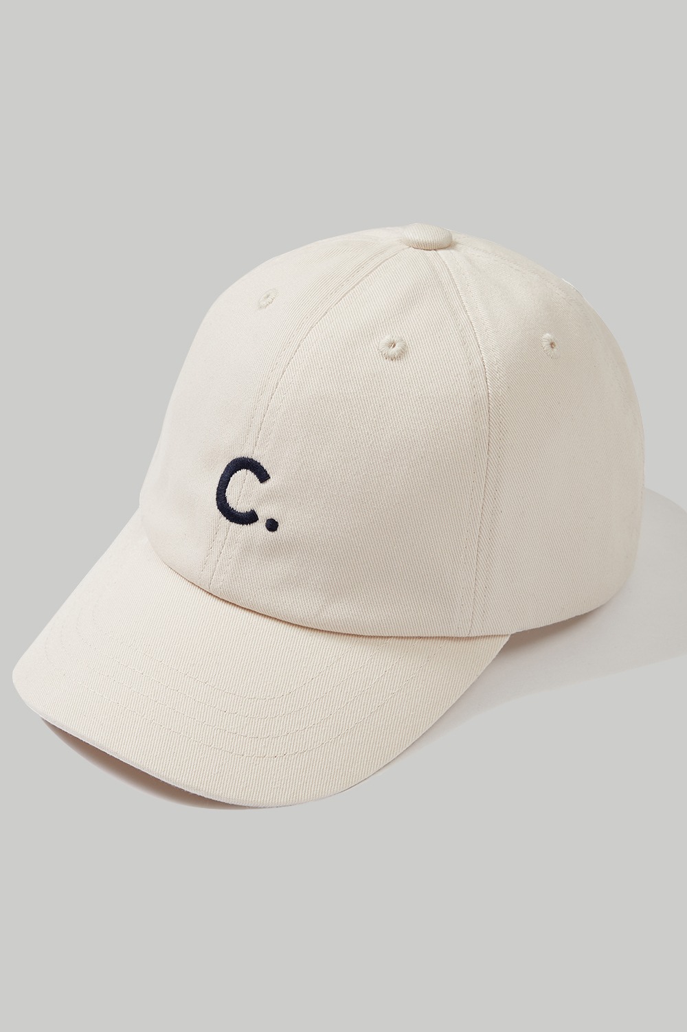 clove - [22FW clove] Cotton Baseball Cap_Kids (Ivory)