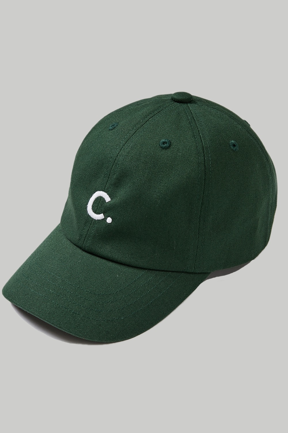 clove - [22FW clove] Cotton Baseball Cap_Kids (Dark Green)