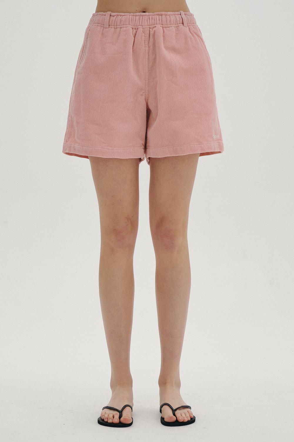 clove - [23SS clove] Corduroy Short Pants_Women (Pink)