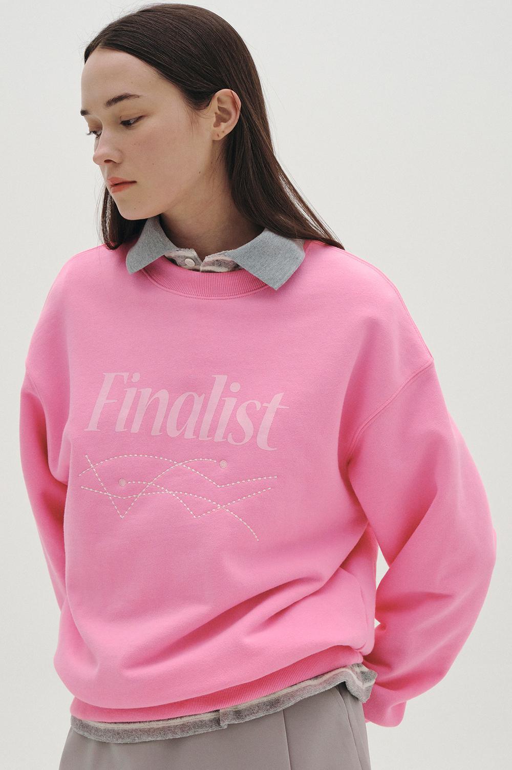 clove - [23SS clove] Finalist Logo Sweatshirt (Pink)