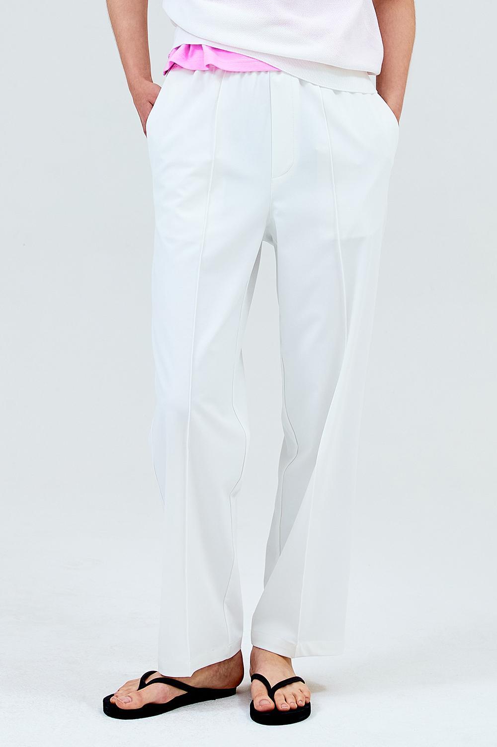 clove - [23SS clove] Wide Fit Pants (White)