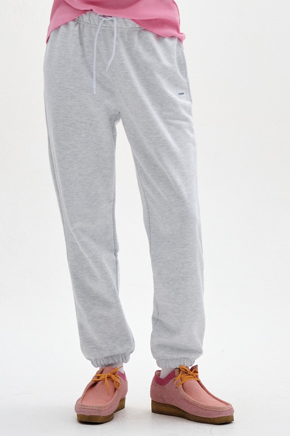 clove - New Active Sweat Pants_Women (Light Grey)