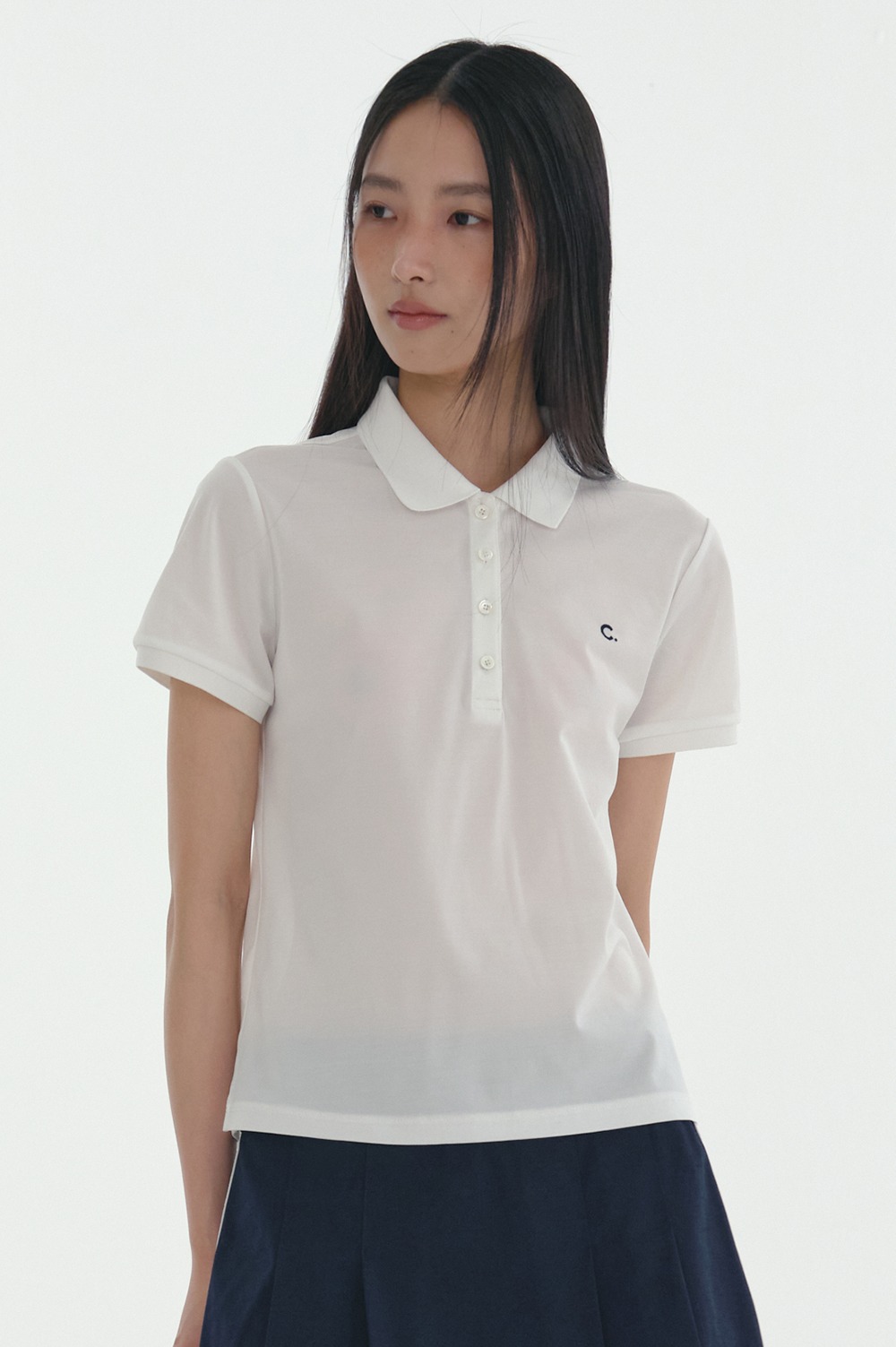 clove - [24SS clove] Standard Pique T-Shirt_Women (White)
