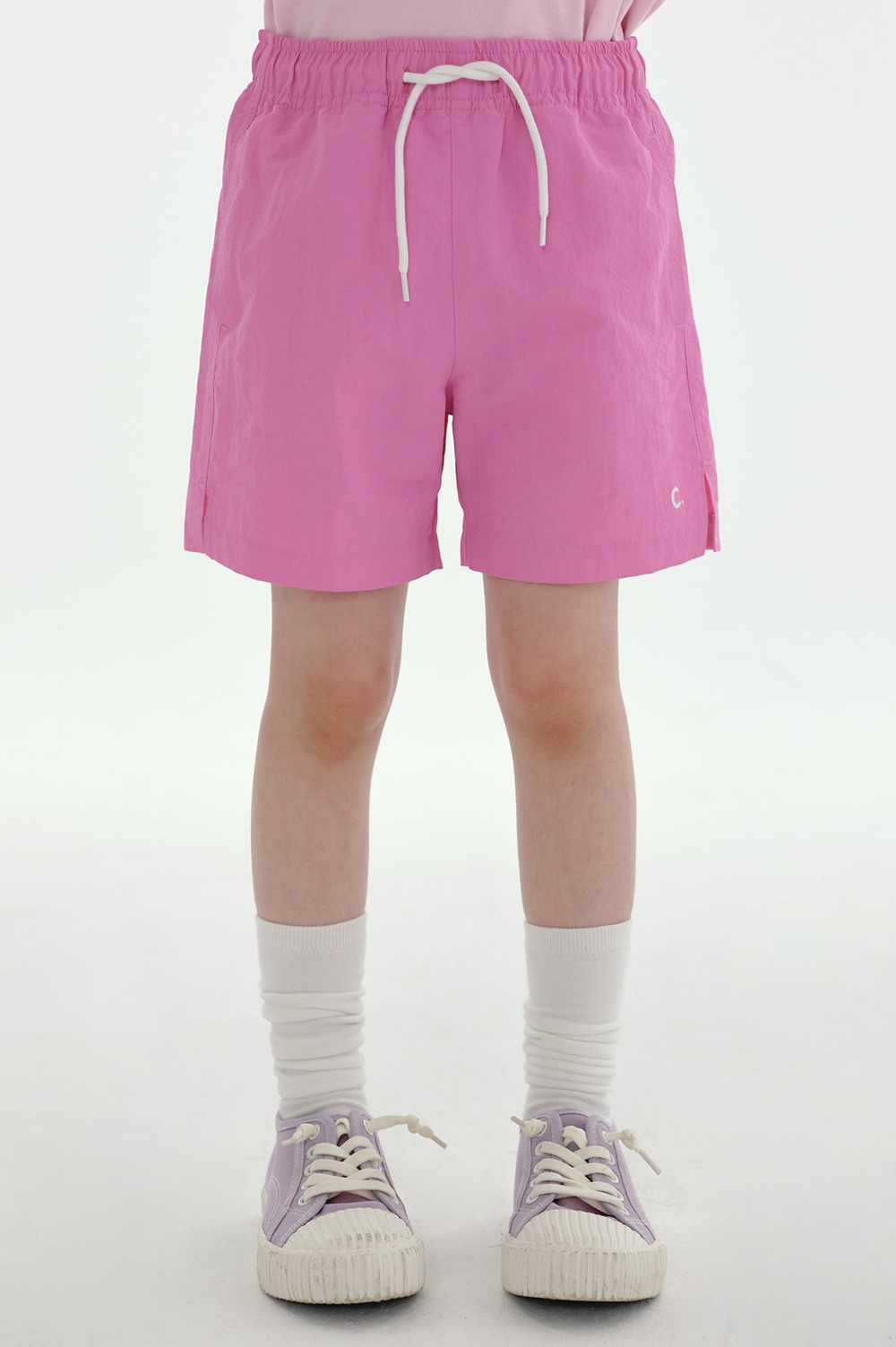 clove - [24SS clove] Logo Summer Shorts_Kids (Pink)