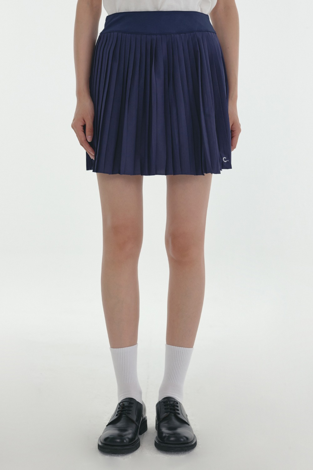 clove - [4/29(월) 예약배송][24SS clove] Wrap Tennis Skirt (Navy)