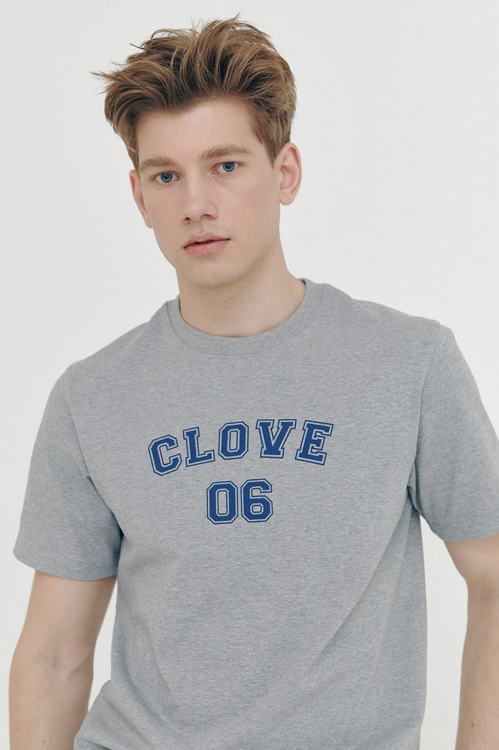 clove - [SS21 clove] Club T-Shirt Melange Grey